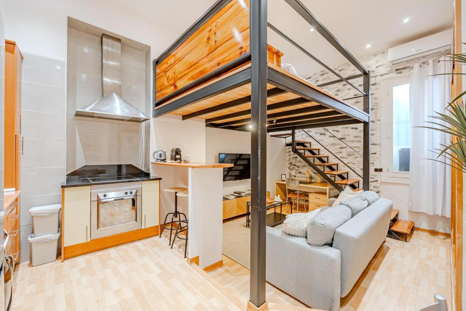 Appartement Increible Loft A 5 Min Del Retiro & Wizink à Madrid Extérieur photo